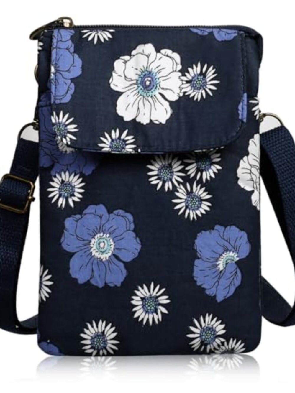 Canvas Small Crossbody Phone Purse with Adjustable Strap